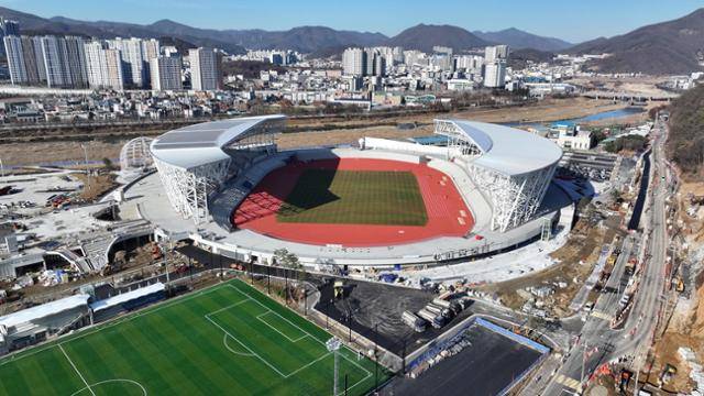 4월 열리는 제72회 경기도체육대회와 제16회 경기도장애인체육대회의 주 경기장인 G스타디움. 경기 광주시 제공