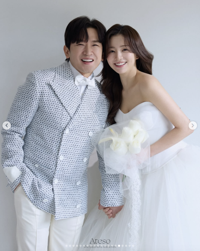 이민우가 예비 신부와 함께한 웨딩 화보를 공개했다. / 이민우 SNS