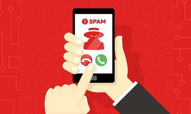 16일 통신업계에 따르면 지난해 신고된 불법 스팸문자가 3억건을 넘었다. 스팸문자 중 상당수는 사용자로 하여금 악성 URL을 클릭하게 유도해 개인·금융 정보를 탈취한다. 사진=게티이미지뱅크