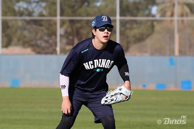 NC 박건우는 중견수 출전 의지를 드러내며 팀에 보탬이 되려고 한다. 사진제공|NC 다이노스