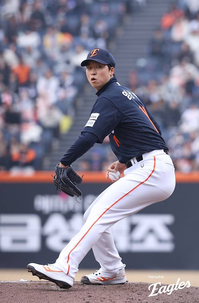 ▲ 엄상백 ⓒ한화 이글스