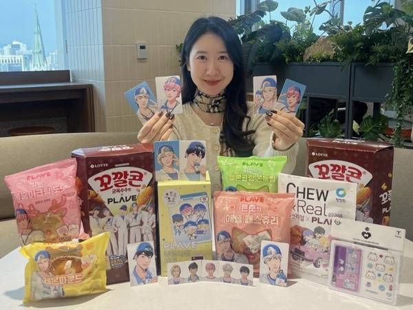 플레이브 IP를 활용한 여러 제품 라인업(제공=GS리테일)