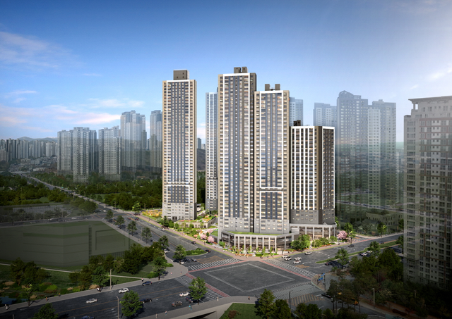 e편한세상 동탄역 어반원 투시도. (DL이앤씨 제공)