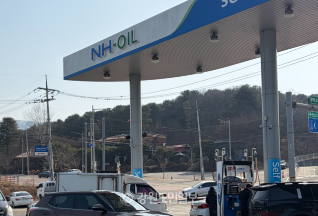 ▲ 춘천의 한 농협 주유소.