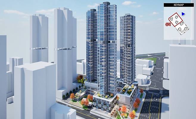 삼익 아파트 재건축 조감도. 자료:서울시