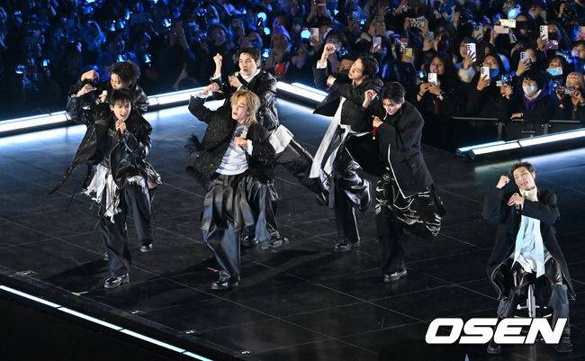 3년 9개월 만의 완전체 무대 (사진=민경훈 기자)