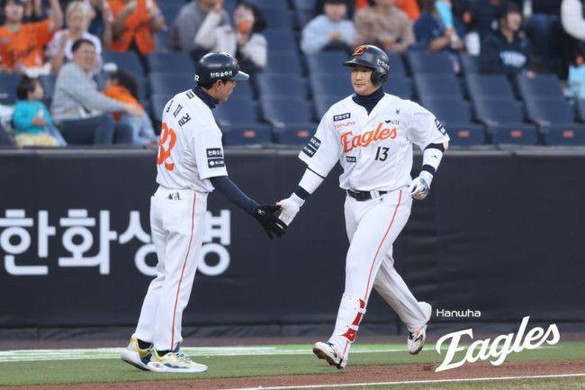 한화 이글스 최재훈은 23일 대전 한화생명 볼파크에서 열린 2026 신한 SOL KBO리그 NC 다이노스와의 시범경기에서 8번타자 겸 포수로 선발 출전, NC 선발 김태경 상대 연타석 홈런으로 3회 만에 무려 7타점을 올렸다. 한화 이글스