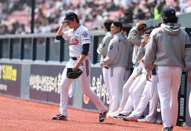 두산 베어스 투수 최승용. /사진=두산 베어스 제공