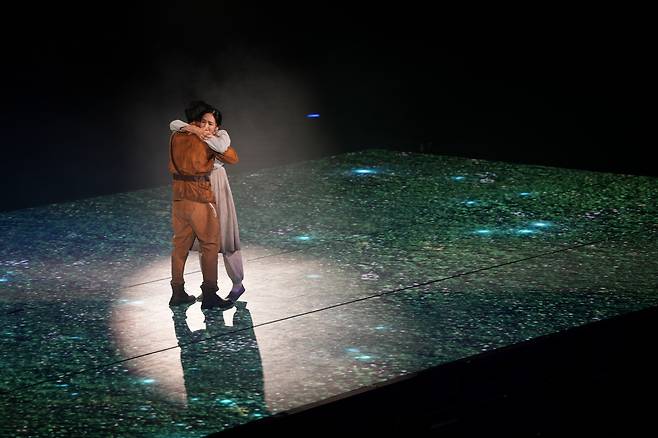 뮤지컬 '여명의 눈동자' 공연 사진