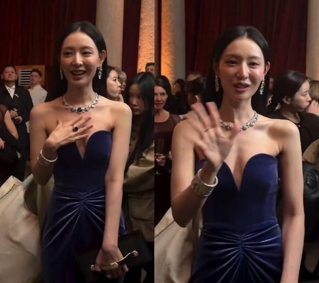 ▲ 밀라노에서 열린 불가리 행사에 참석한 배우 김지원. 출처|'보그홍콩' 공식 인스타그램
