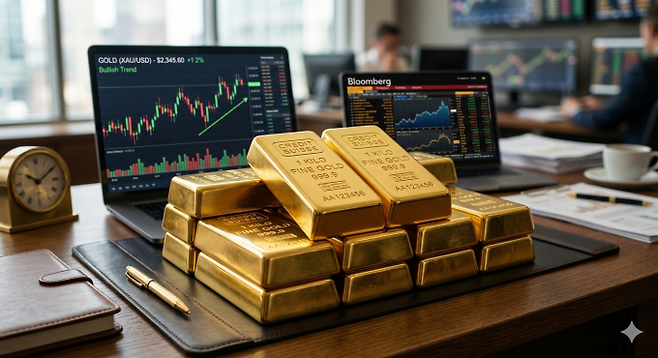 금값 약세 지속…고점 대비 21% 하락, 장기 강세론은 여전 (사진-AI 생성)