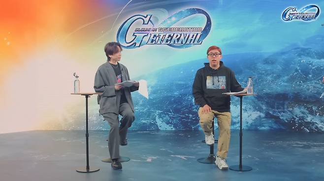 성우 타케다 카이토와 반다이남코엔터테인먼트의 코지마 쇼고 프로듀서