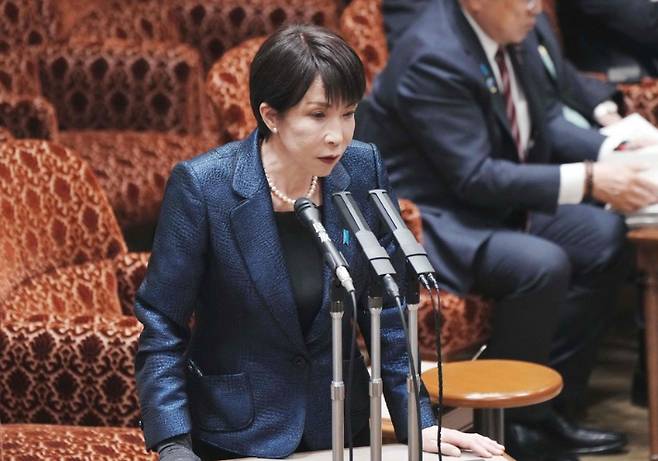 다카이치 사나에 일본 총리. 연합뉴스