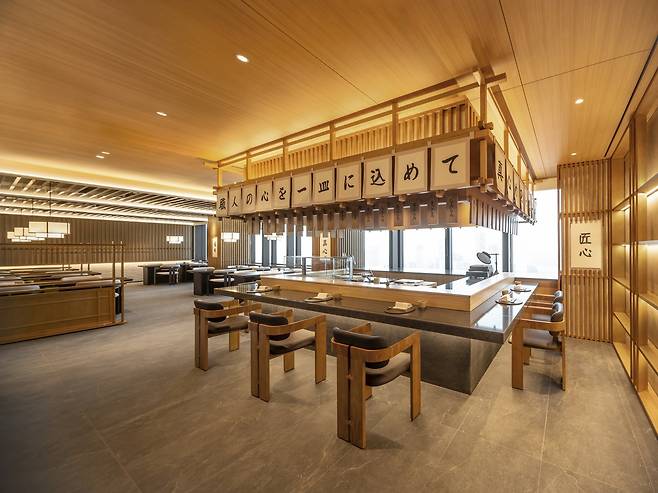 슈치쿠 ‘갓포’ 카운터