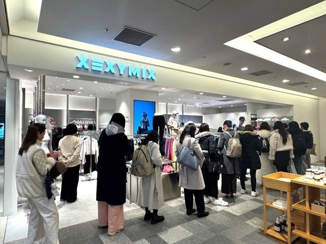 일본 프리미엄 쇼핑몰 오모테산도 힐스에 입점한 젝시믹스./사진=젝시믹스 제공