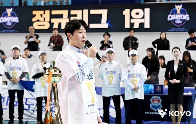 ▲ 김종민 감독 ⓒKOVO