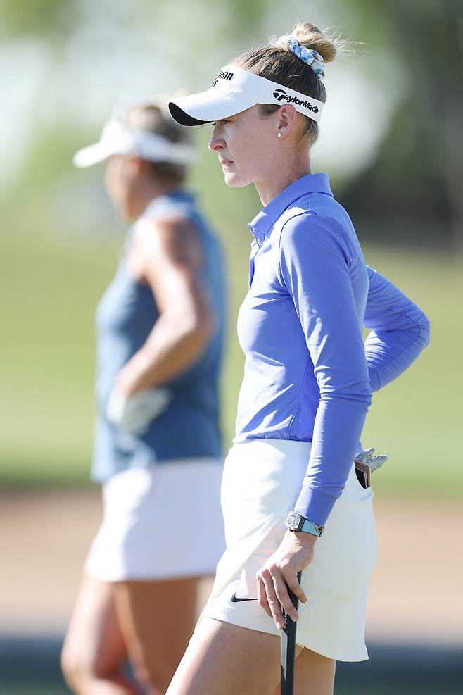 퍼팅을 준비하고 있는 넬리 코르다. 사진 제공=AFP연합뉴스