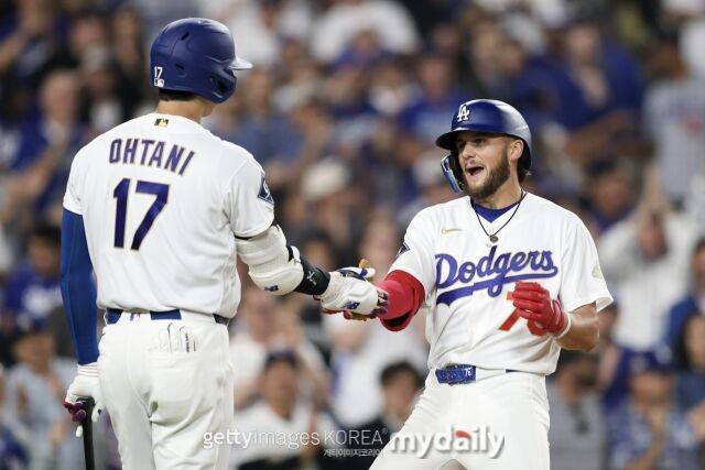 알렉스 프리랜드와 오타니 쇼헤이/게티이미지코리아