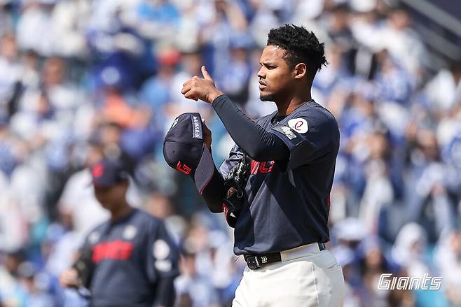 ▲ 엘빈 로드리게스 ⓒ롯데 자이언츠