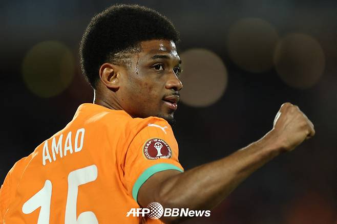 맨체스터 유나이티드 소속의 코트디부아르 축구 국가대표 아마드 디알로. /AFPBBNews=뉴스1