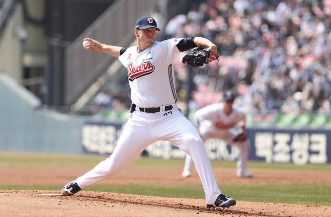 두산 베어스 외국인 투수 크리스 플렉센. /사진=두산 베어스 제공