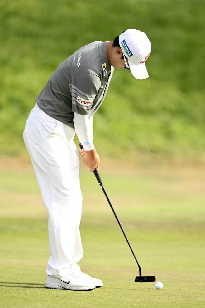 김효주의 퍼트.(사진=AFPBBNews)