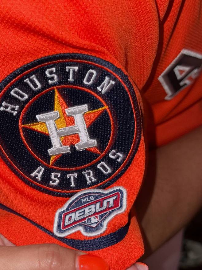 라이언 와이스가 드디어 메이저리그 데뷔 패치를 달았다. 사진=헤일리 브룩 와이스 SNS