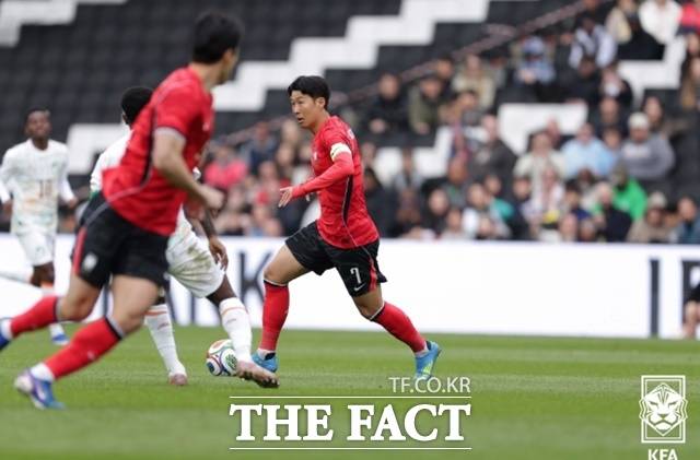 손흥민 이강인 김민재 오현규 등이 포진한 한국의 2026 북중미 월드컵대표팀은 4강 신화를 이룩한 2002 한일월드컵대표팀보다 선수 개개인의 인지도면에서 훨씬 앞서 있다는 평가를 받는다./밀턴킨스=KFA