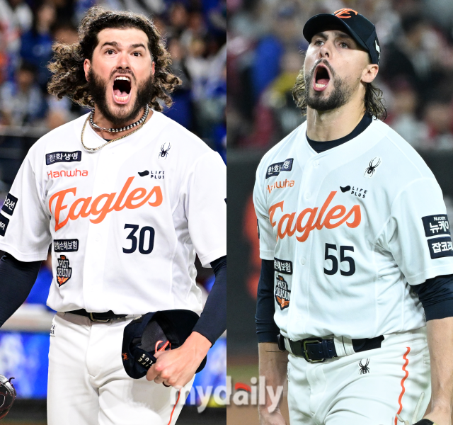 한화 이글스 시절 코디 폰세, 라이언 와이스./마이데일리