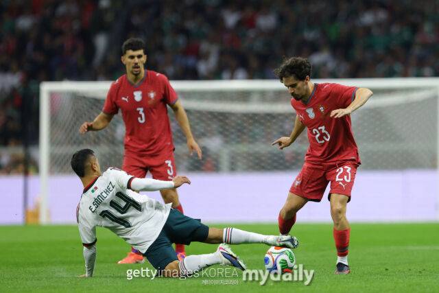 포르투갈과 멕시코의 경기장면/게티이미지코리아