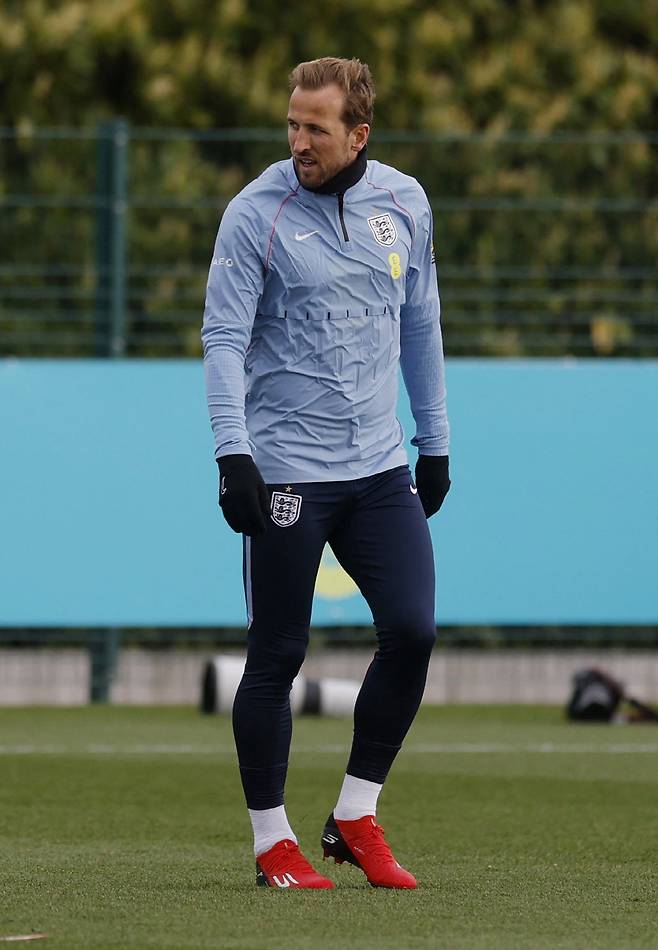 Soccer Football - International Friendly - England Training - Tottenham Hotspur Training Centre, London, Britain - March 30, 2026 England's Harry Kane during training Action Images via Reuters/Andrew Couldridge
<저작권자(c) 연합뉴스, 무단 전재-재배포, AI 학습 및 활용 금지>