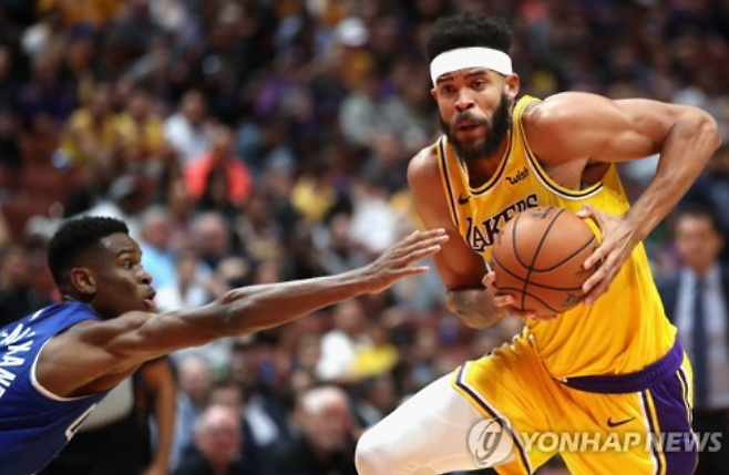 ▲LA 레이커스 시절 자베일 맥기