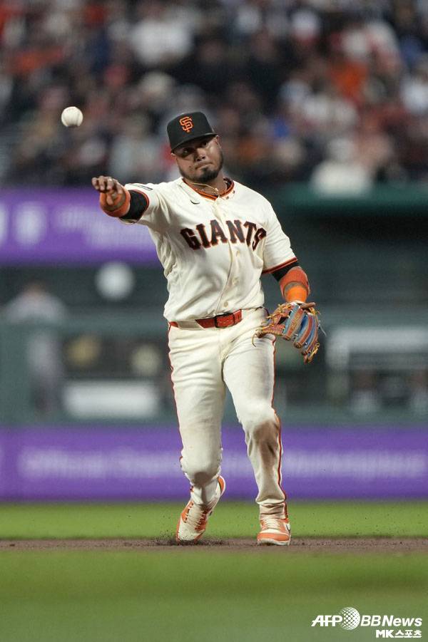 아라에즈는 주전 2루수로 꾸준히 뛸 기회를 얻기 위해 샌프란시스코를 택했다고 말했다. 사진=ⓒAFPBBNews = News1