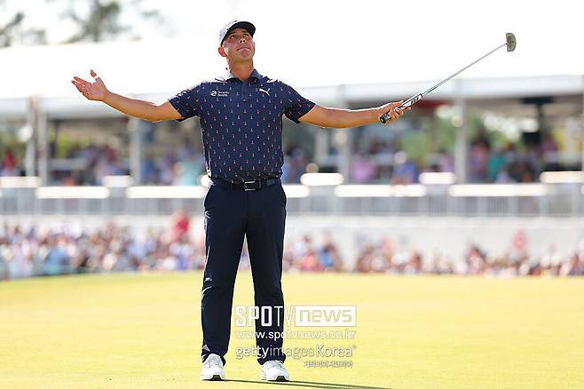 ▲ 휴스턴 오픈 정상에 선 개리 우드랜드.