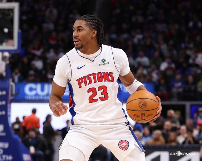 지난 1월 디트로이트 소속이었던 아이비. /AFPBBNews=뉴스1