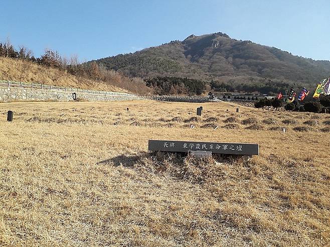 무명동학농민군 묘역 장흥석대들 1699명 무멍열사가 모셔져 있다. 현재 전라남도는 이 묘역을 성역화하는 사업을 추진하고 있다.