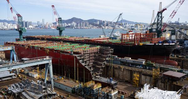 HJ중공업 부산 영도조선소. 국제신문 DB