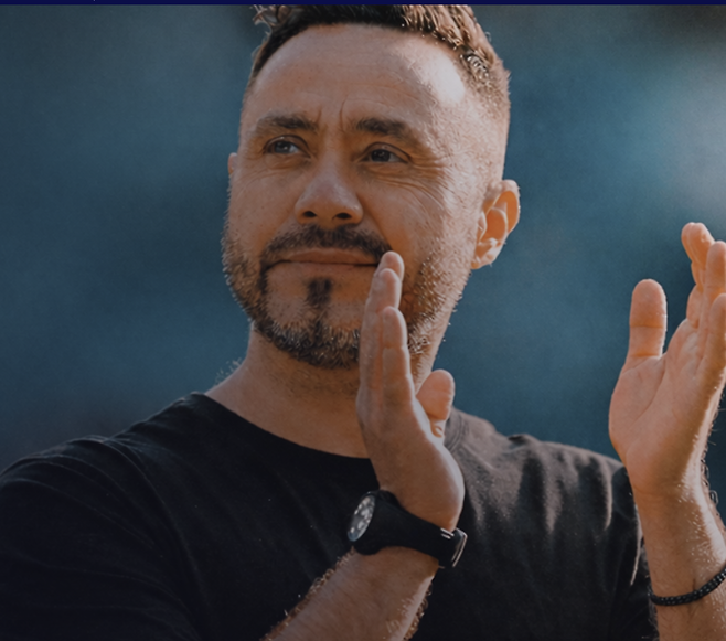 데 제르비 감독. 토트넘 홈페이지