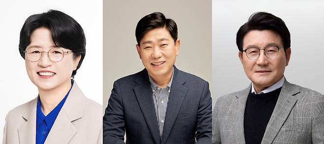 박희정 6·3 지방선거 더불어민주당 포항시장 후보, 박용선 국민의힘 포항시장 후보, 박승호 전 포항시장. /각 예비후보 제공