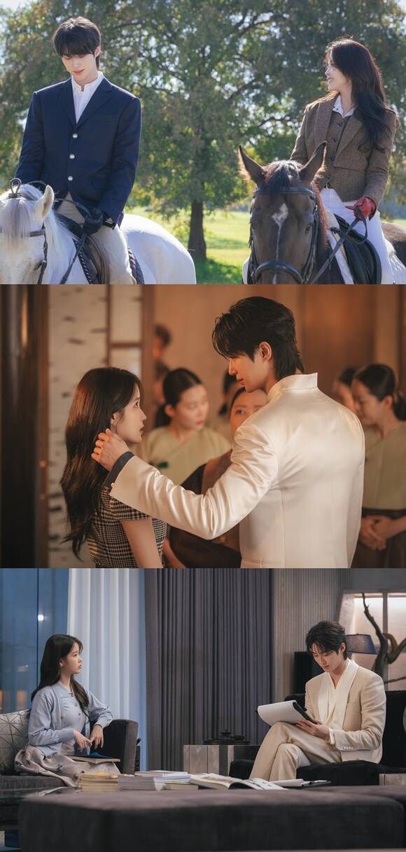 배우 변우석(맨 위 왼쪽)과 아이유가 호흡을 맞춘 MBC 새 금토드라마 '21세기 대군부인'은 오는 10일 오후 9시 40분 시청자들과 만난다. /MBC