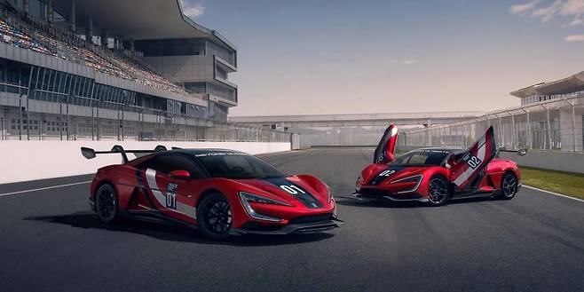 양왕 U9 익스트림은 독일 파펜부르크에 위치한 ATP 자동차 테스트 트랙에서 최고 속도 496.22㎞/h를 기록했다 / © BYD