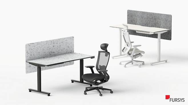 퍼시스가 삼우 카보노미와 함께 연구한 저탄소 사무가구 모델. /제공=퍼시스