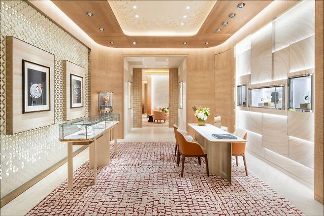 서울 중구 'LV 더 플레이스, 신세계 더 리저브'에 위치한 루이비통 워치 주얼리 매장. 루이비통 제공