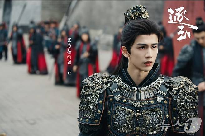 드라마 '축옥: 옥을찾아서' 무안후인 사정 역할을 맡은 배우 장링허. (사진출처= '축옥' 공식 SNS)