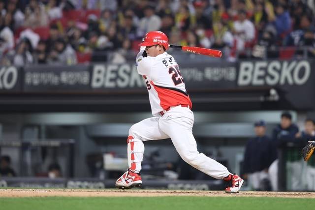 한준수는 3일 NC전에서 홈런포를 쏘아올렸다. 사진=KIA 제공