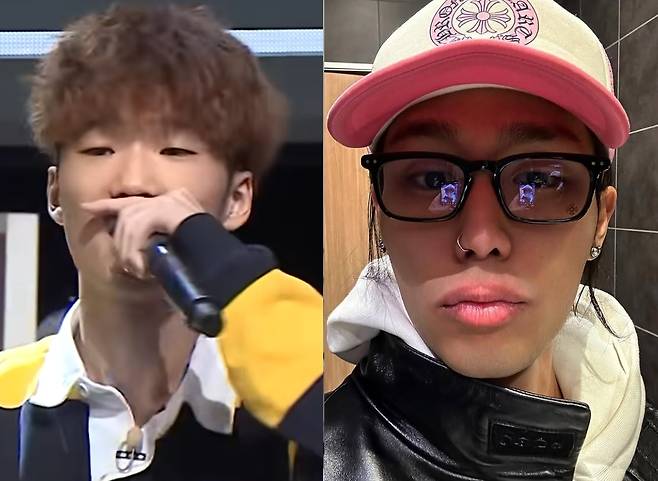 과거 엠넷 ‘고등래퍼2’에 출연했던 김하온(출처 엠넷)과 식케이(본인 인스타그램)