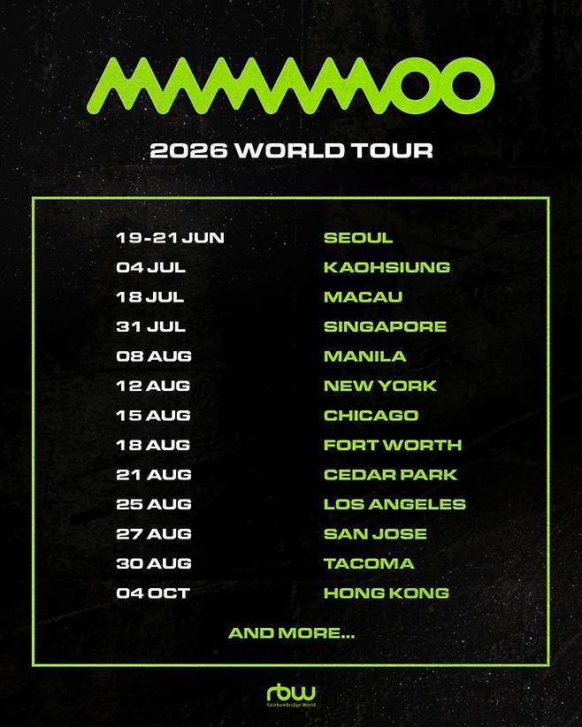 마마무. 사진l알비더블유