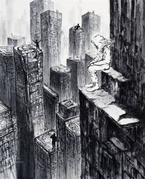 한국화 대상 김시현 작가 ‘이면의 조응’ <광주전남발전협의회 제공>