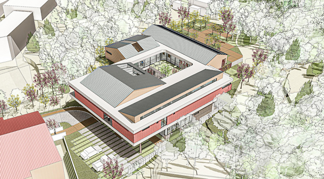 ▲ 2027년 준공을 목표로 추진 중인 공공산후조리원의 조감도. 경북일보DB