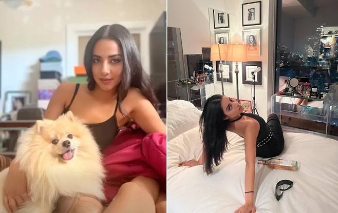 사리나사다트 호세이니의 모습. 그는 2015년 학생비자로 미국에 입국했으며 이란 정권 연계 의혹으로 영주권이 취소됐다. 페이스북·인스타그램 캡처